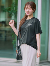 J. F. OBERLIN ショートスリーブドライTEE J.F.OBERLINカレッジロゴ