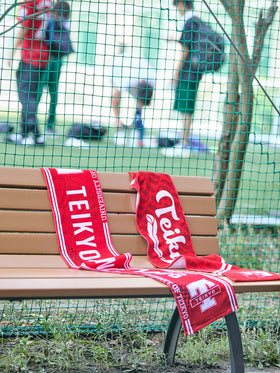 TEIKYO マフラータオル デカTロゴ レッド