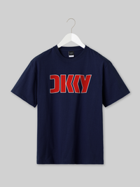 DOKKYO ラギッドTシャツ DKKY2ロゴ ネイビー