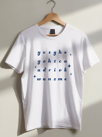 TEIKYO コットンTシャツ yes nice meロゴ ホワイト