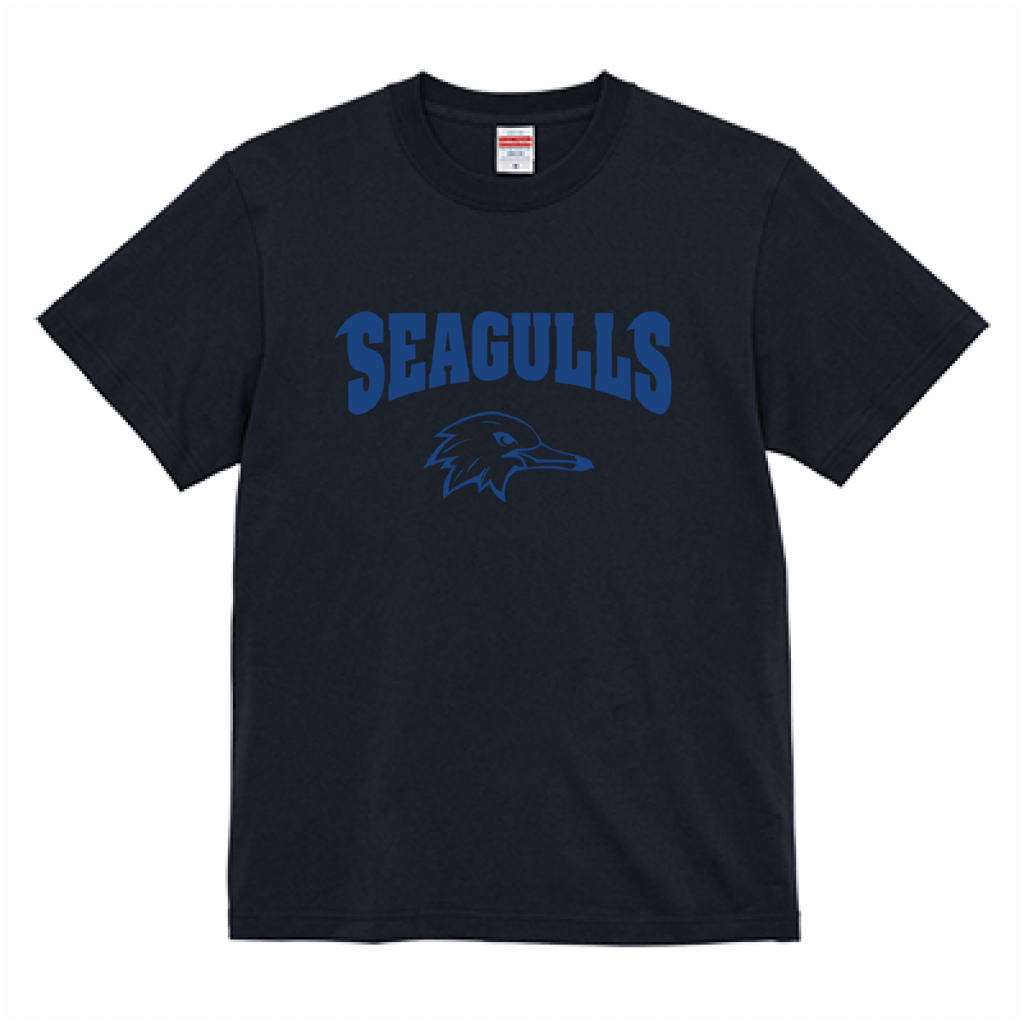 TOKAI ショートスリーブTEE SEAGULLSロゴ ネイビー
