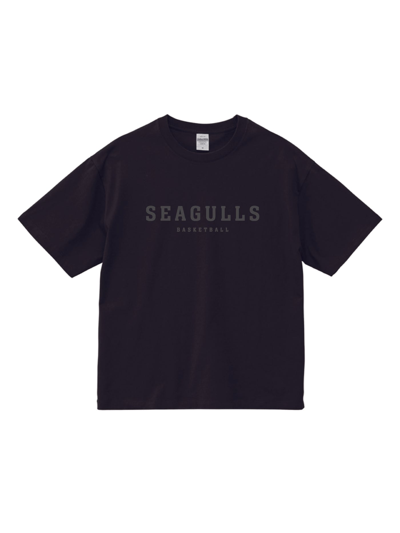 東海大学 SEAGULLS コットン ボックスTシャツ ブラック