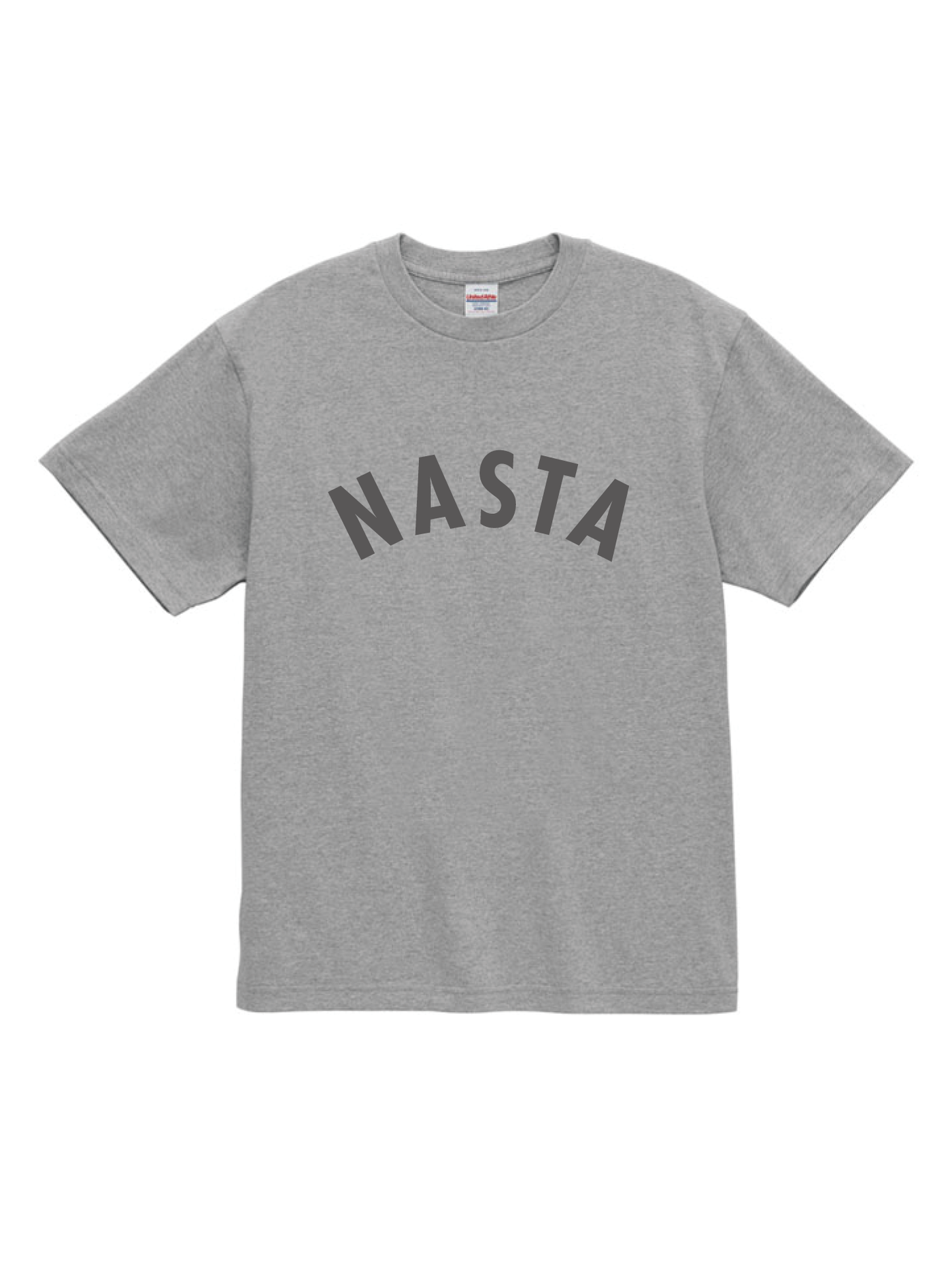 Nasta アーチロゴ Tシャツ グレー