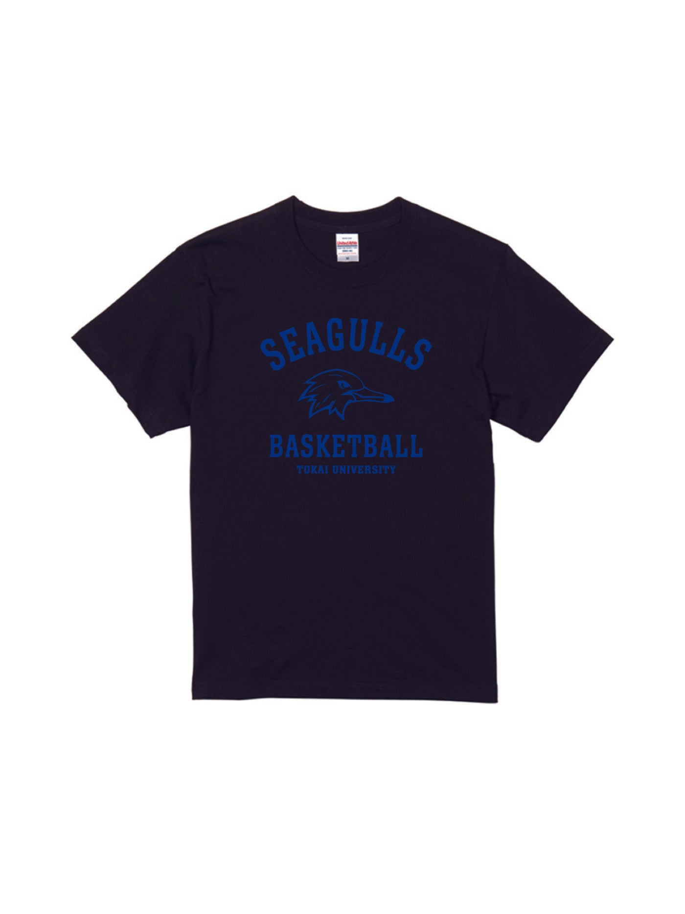 東海大学 SEAGULLS カレッジ コットンTシャツ ブラック