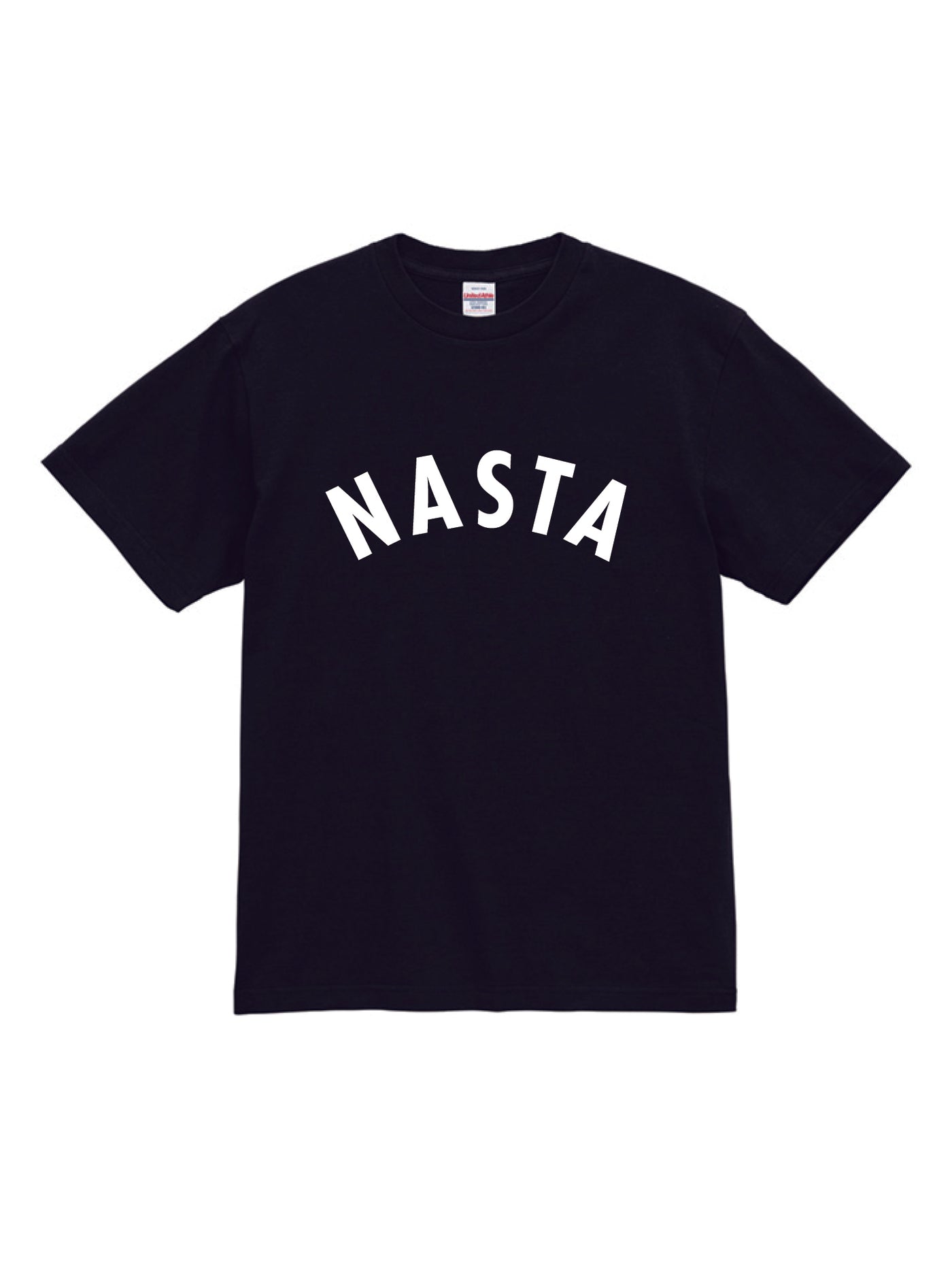 Nasta アーチロゴ Tシャツ ブラック