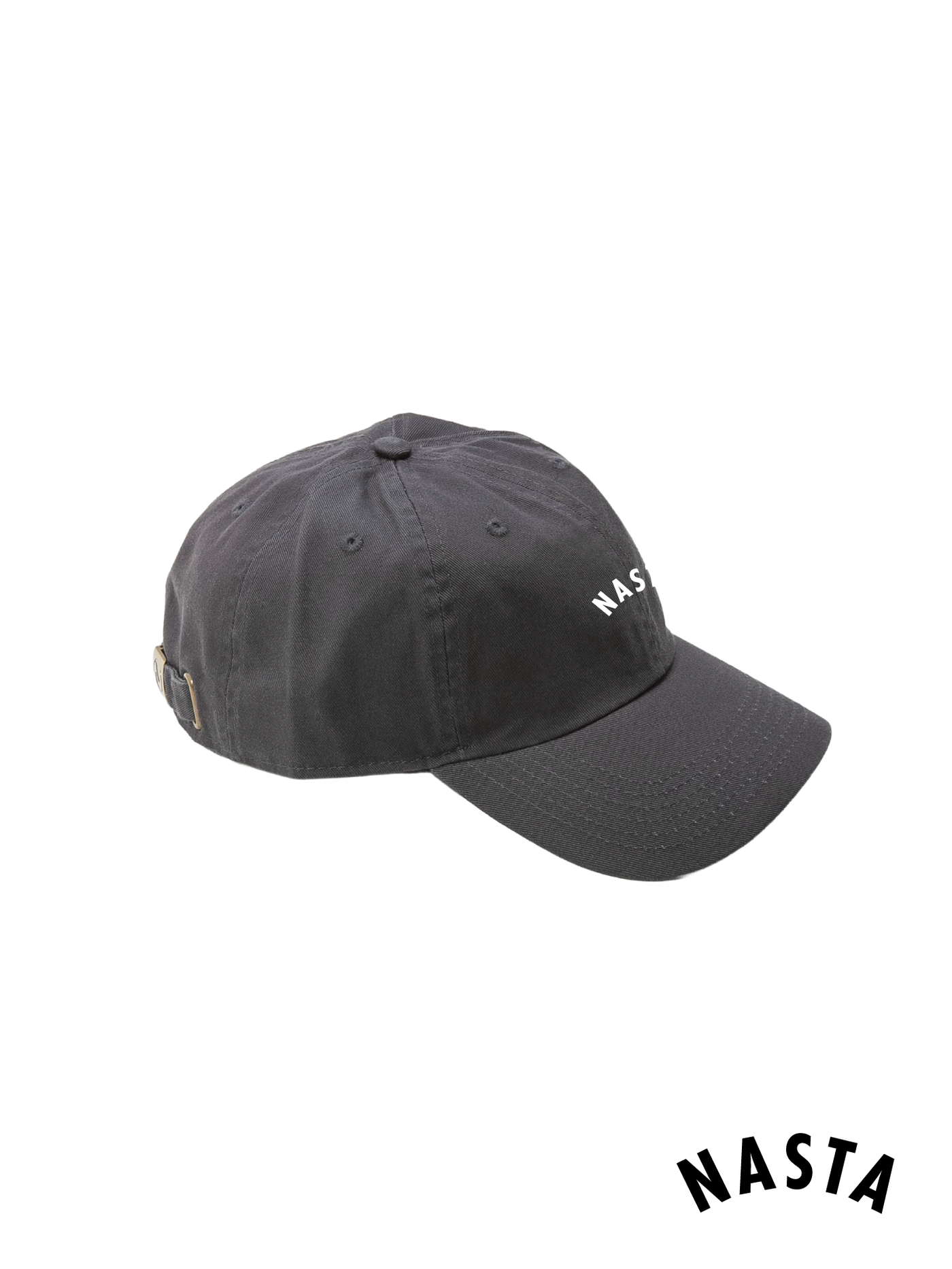 Nasta アーチロゴ キャップ チャコール