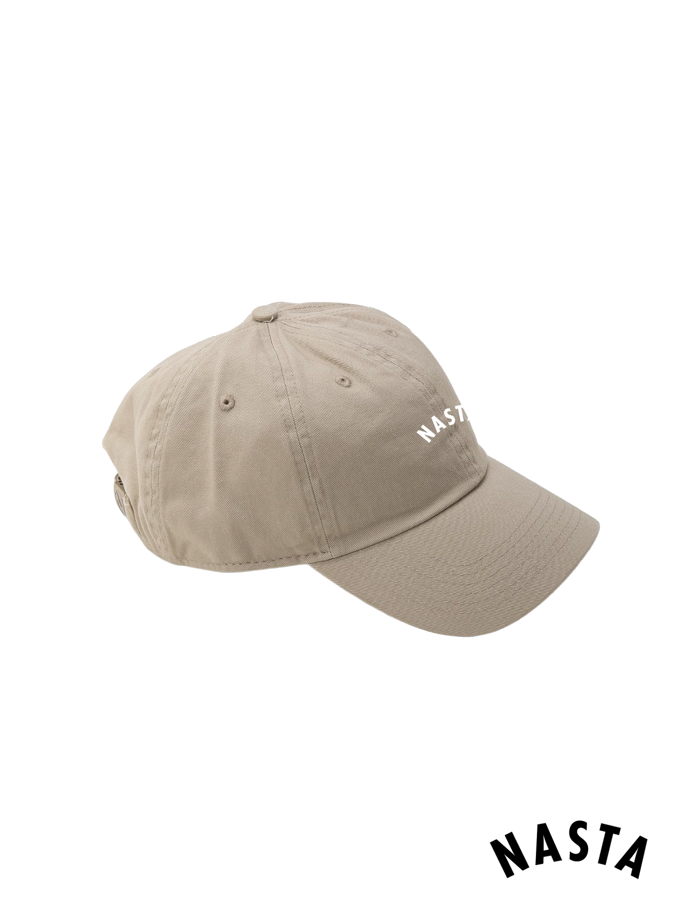 Nasta アーチロゴ キャップ ベージュ