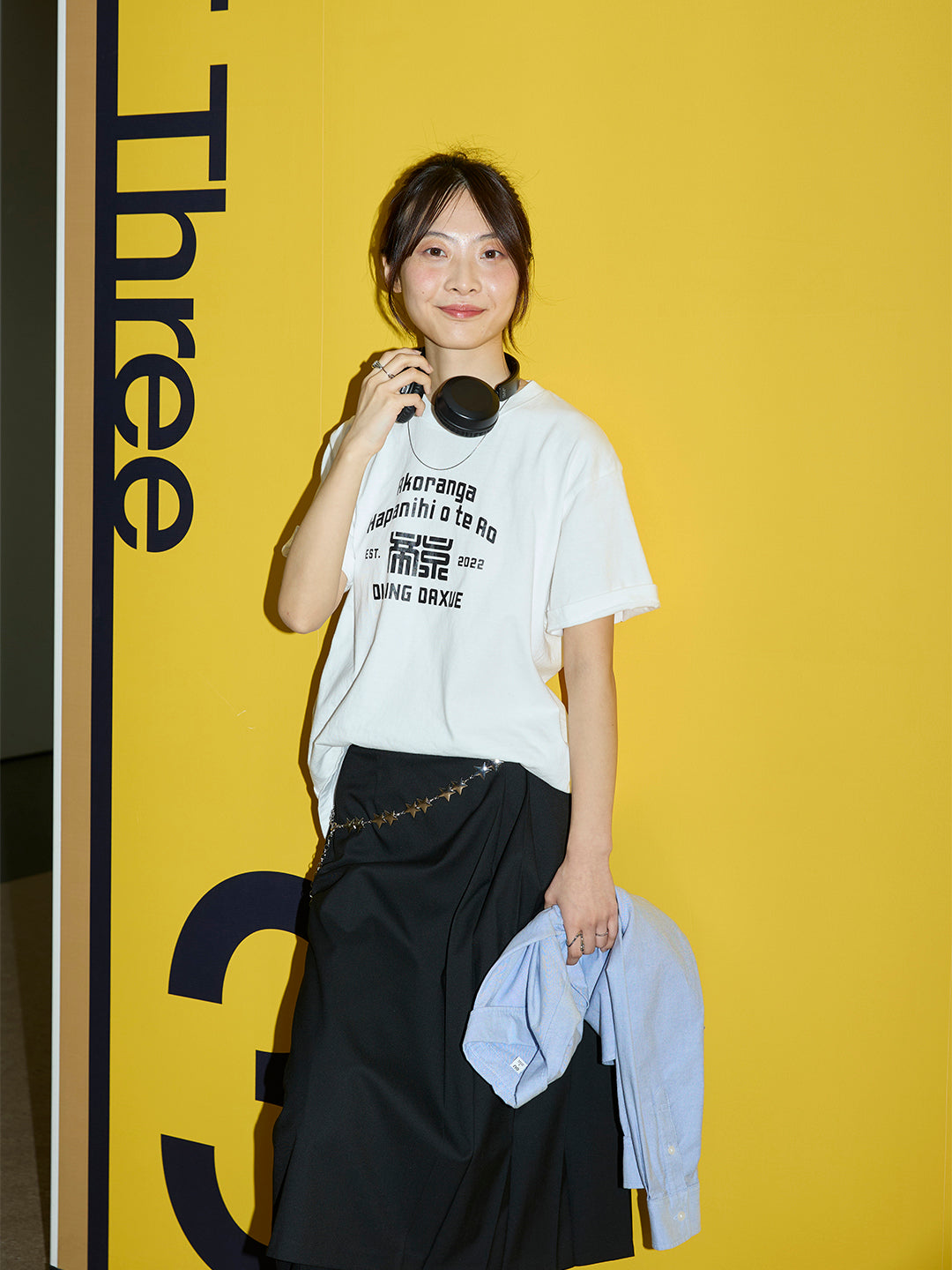TEIKYO ハイクオリティTシャツ 帝京２ロゴ ホワイト
