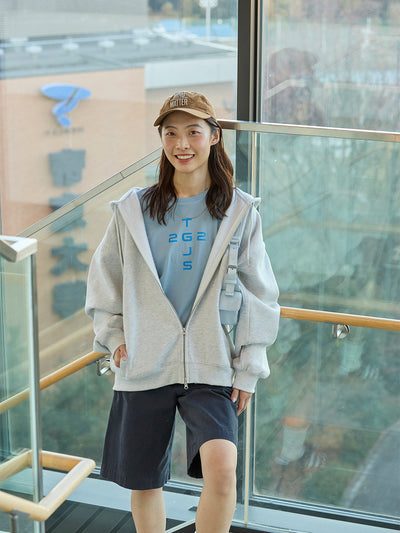 CHUKYO W's Short Sleeve TEE CU Logo Indigo
