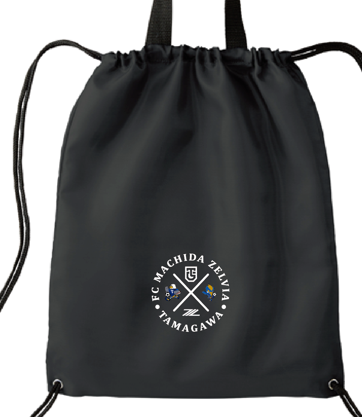 TAMAGAWA ZELVIA コラボナイロンジムサック サークルデザイン ブラック