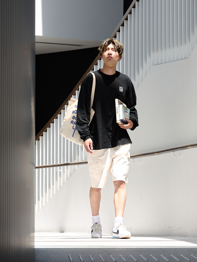 CHUKYO 24SS Long Sleeve TEE CHUKYO Logo Ivy Green