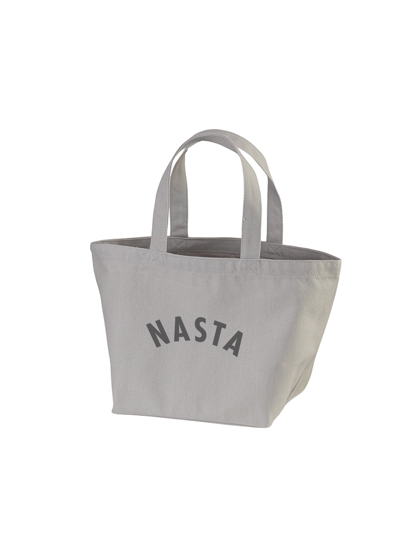 Nasta アーチロゴ ランチバッグ グレー