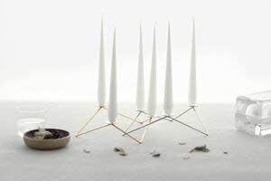 Avani candle holder Polished Gold Finish