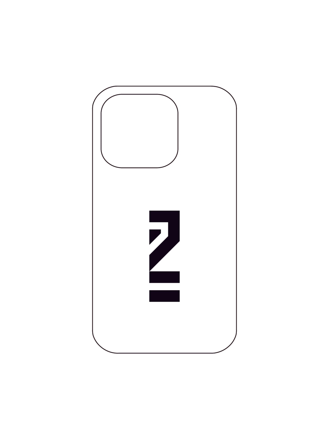 Nasta アーチロゴ iPhoneケース（マット） ホワイト