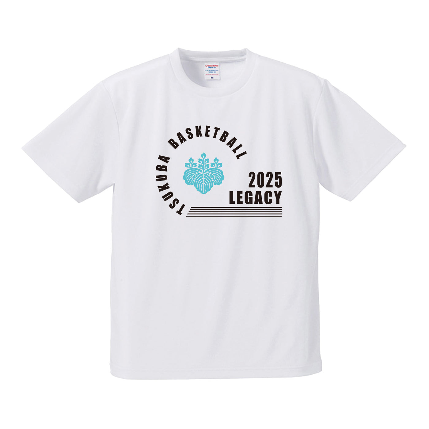 筑波大学 バスケットボール部 HG ドライTシャツ ホワイト