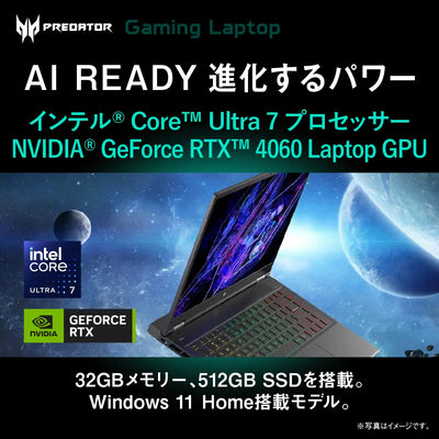 Predator Helios16 ゲーミング ノート PC Core i9 RTX 4080 WQXGA 240Hz 3ms PH16-71P-N93Z48