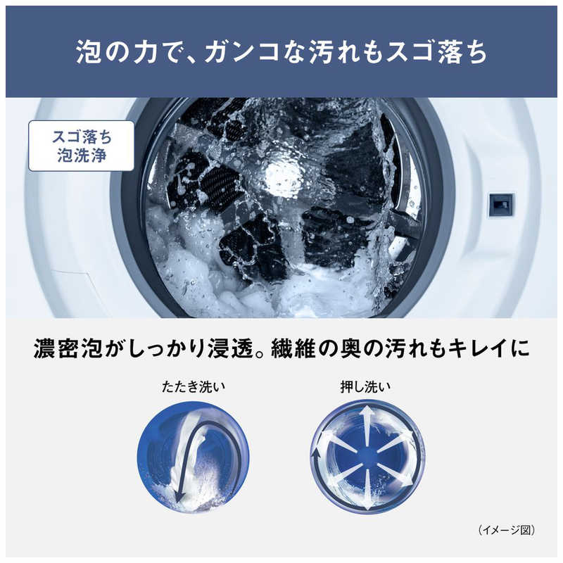パナソニック　Panasonic ドラム式洗濯乾燥機 SDシリーズ Iot機能スマホで洗濯 洗濯10.0kg 乾燥5.0kg ヒーター乾燥(排気タイプ) (左開き) マットホワイト NA-SD10UAL-W