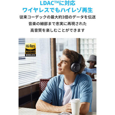 アンカー Anker Japan ブルートゥースヘッドホン Soundcore Space Q45 ブラック [Bluetooth /ハイレゾ対応 /ノイズキャンセリング対応] A3040011