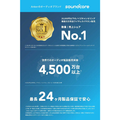 アンカー Anker Japan フルワイヤレスイヤホン Anker Soundcore AeroFit Pro ［防水 /Bluetooth］ ソフトホワイト A3871N21