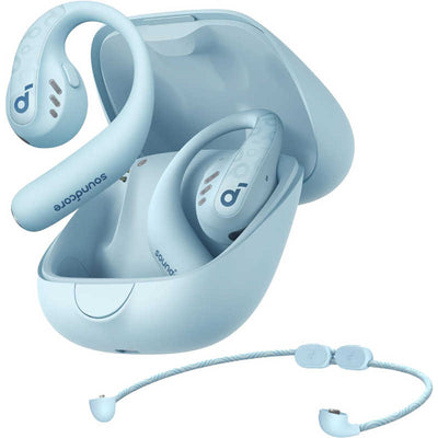 アンカー Anker Japan フルワイヤレスイヤホン Soundcore AeroFit Pro ミントブルー A3871N61