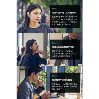 アンカー Anker Japan フルワイヤレスイヤホン Anker Soundcore AeroFit ［ワイヤレス(左右分離) /Bluetooth］ ホワイト A3872N21