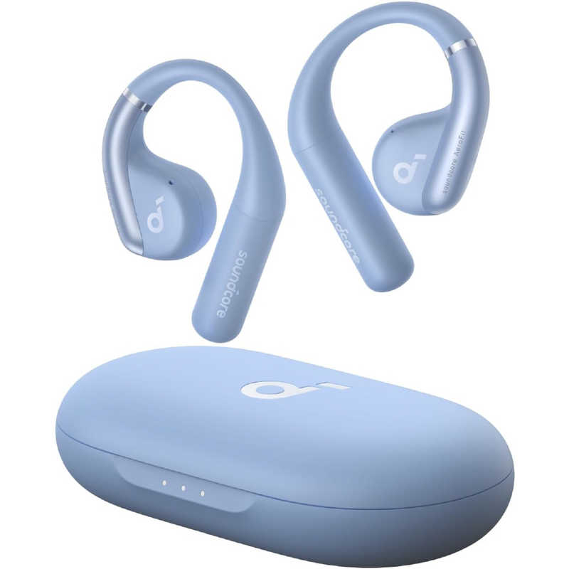アンカー Anker Japan フルワイヤレスイヤホン Soundcore AeroFit グレイッシュブルー A3872NG1