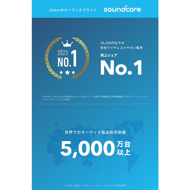 アンカー Anker Japan フルワイヤレスイヤホン Soundcore P40i ［ワイヤレス(左右分離) /ノイズキャンセリング対応 /Bluetooth対応］ A3955NQ1