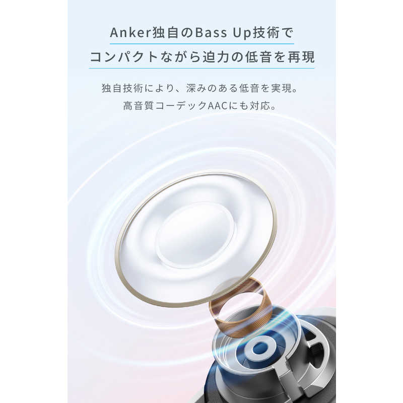 アンカー Anker Japan フルワイヤレスイヤホン Soundcore A30i ［ワイヤレス(左右分離) /ノイズキャンセリング対応 /Bluetooth対応］ ブラック A3958N11