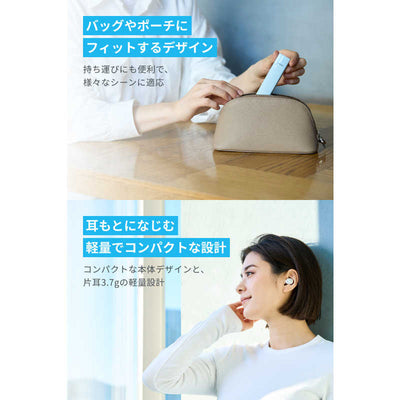 アンカー Anker Japan フルワイヤレスイヤホン Soundcore A30i ［ワイヤレス(左右分離) /ノイズキャンセリング対応 /Bluetooth対応］ ブルー A3958N31