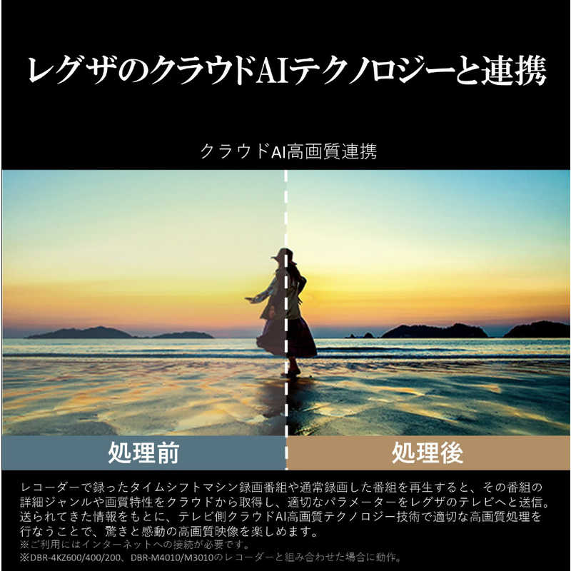 TVS REGZA 液晶テレビ REGZA(レグザ) [50V型 /Bluetooth対応 /4K対応 /BS・CS 4Kチューナー内蔵 /YouTube対応] 50M550M