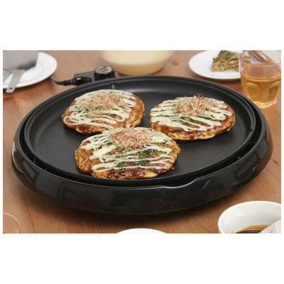 アイリスオーヤマ　IRIS OHYAMA 丸型ホットプレート ブラック [プレート1枚] IHP-C320