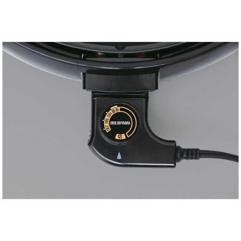アイリスオーヤマ　IRIS OHYAMA 丸型ホットプレート ブラック [プレート1枚] IHP-C320