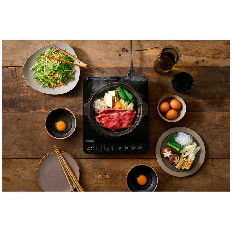アイリスオーヤマ　IRIS OHYAMA 【アウトレット】IHコンロ 1400W IHK-T72-B