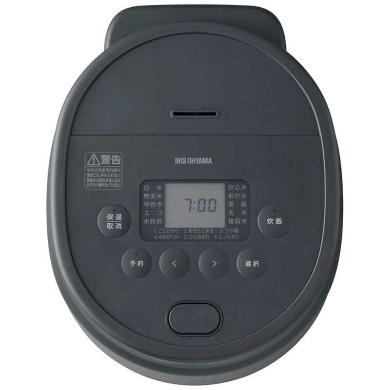 アイリスオーヤマ　IRIS OHYAMA 炊飯器 3合 アッシュ SHK-NR105-HA