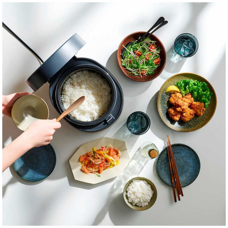 アイリスオーヤマ　IRIS OHYAMA 炊飯器 5.5合 アッシュ SHK-NR110-HA