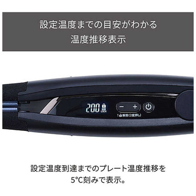 テスコム プロフェッショナル アレンジアイロン スリムプレート 15mm/100℃～200℃ [交流(コード)式] ブラック NIS300A-K