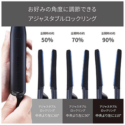 テスコム プロフェッショナル アレンジアイロン スリムプレート 15mm/100℃～200℃ [交流(コード)式] ブラック NIS300A-K