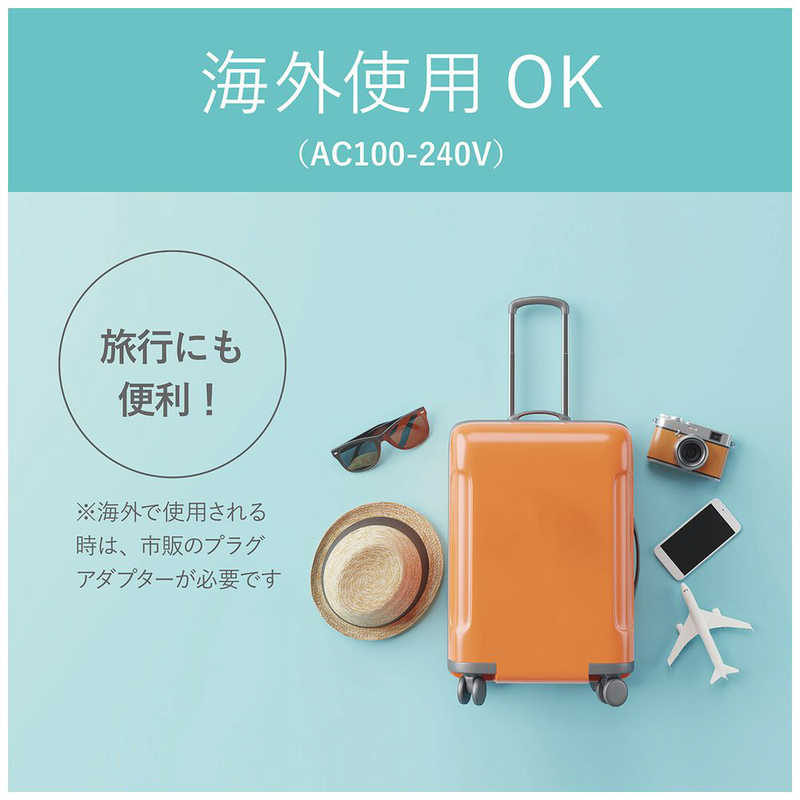 コイズミ　KOIZUMI コードレスストレートアイロン 18mm/約160℃～200℃ [充電式(コードレス)] ピンク KHS-8640/P