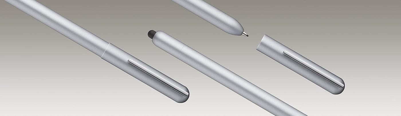 beyond Object Dueto Fineliner Pen + Stylus Silver Finish