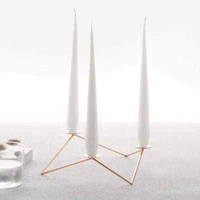 Avani candle holder Polished Copper Finish