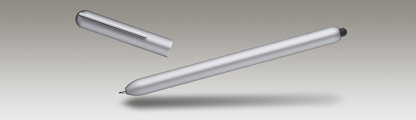 beyond Object Dueto Fineliner Pen + Stylus Silver Finish