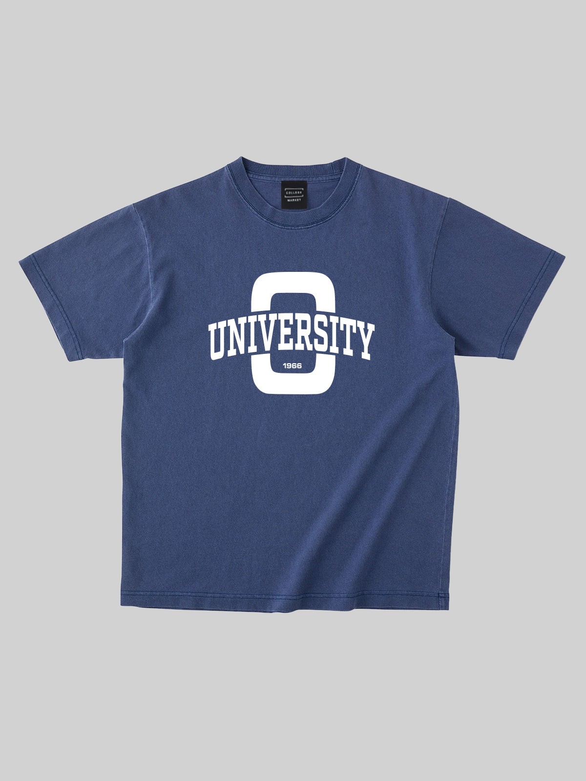 OIDAI Pigment T-shirt O College Logo Navy