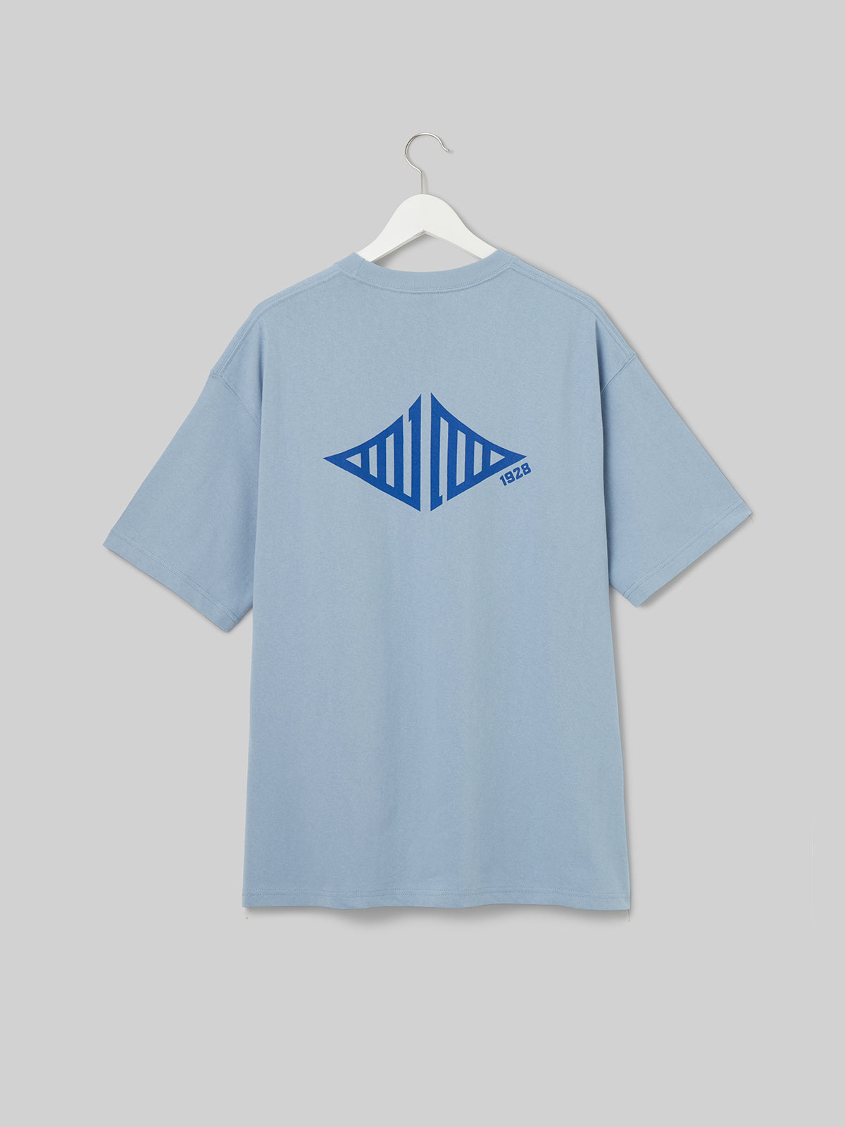 JINDAI Magnum Weight Big Silhouette TEE Bridge Logo Acid Blue