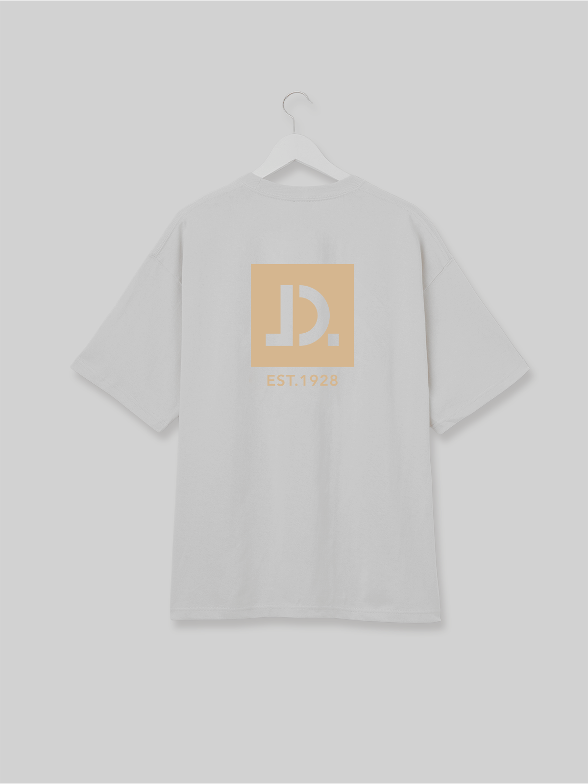 JINDAI Magnum Weight Big Silhouette TEE Bridge Logo Frost Gray