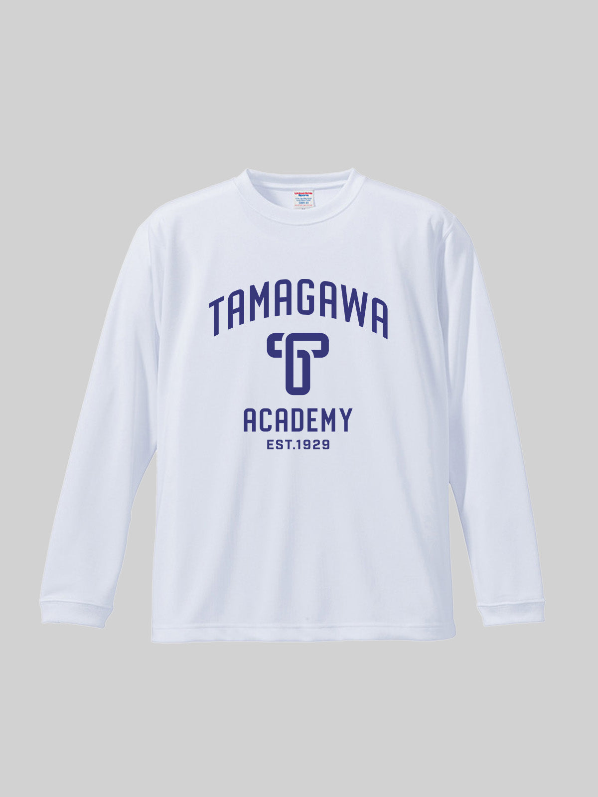 TAMAGAWA Sports Dry Long Sleeve TEE ACA Logo White