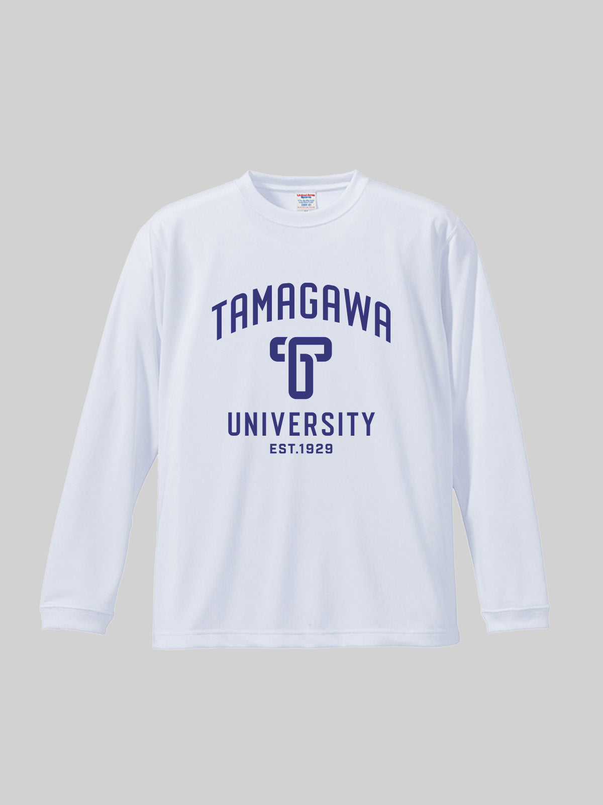 TAMAGAWA Sports Dry Long Sleeve TEE T UNIV Logo White