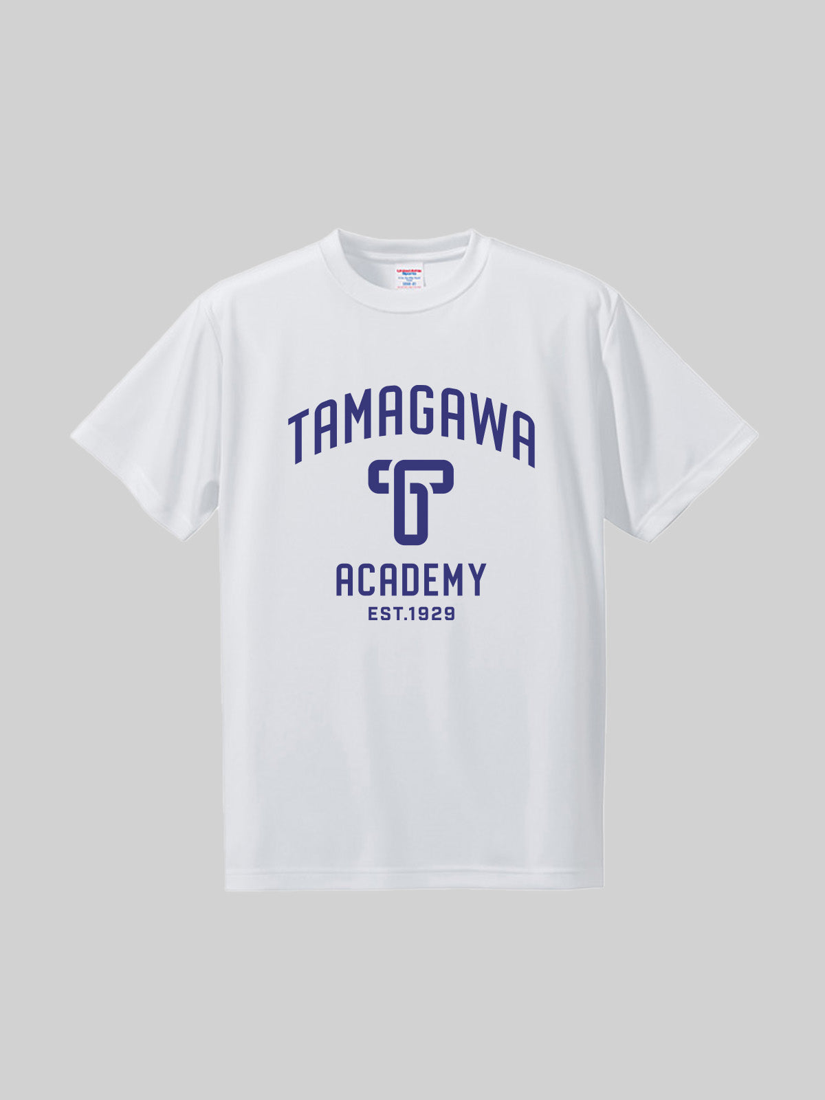 TAMAGAWAスポーツ ショートスリーブドライTEE T ACAロゴ ホワイト