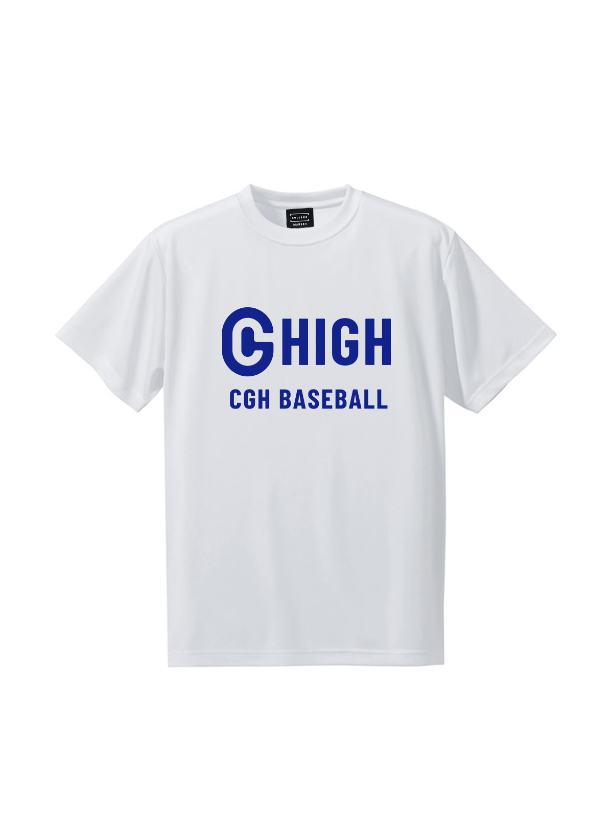 中央学院高校野球部 ドライシルキータッチTシャツ ホワイト