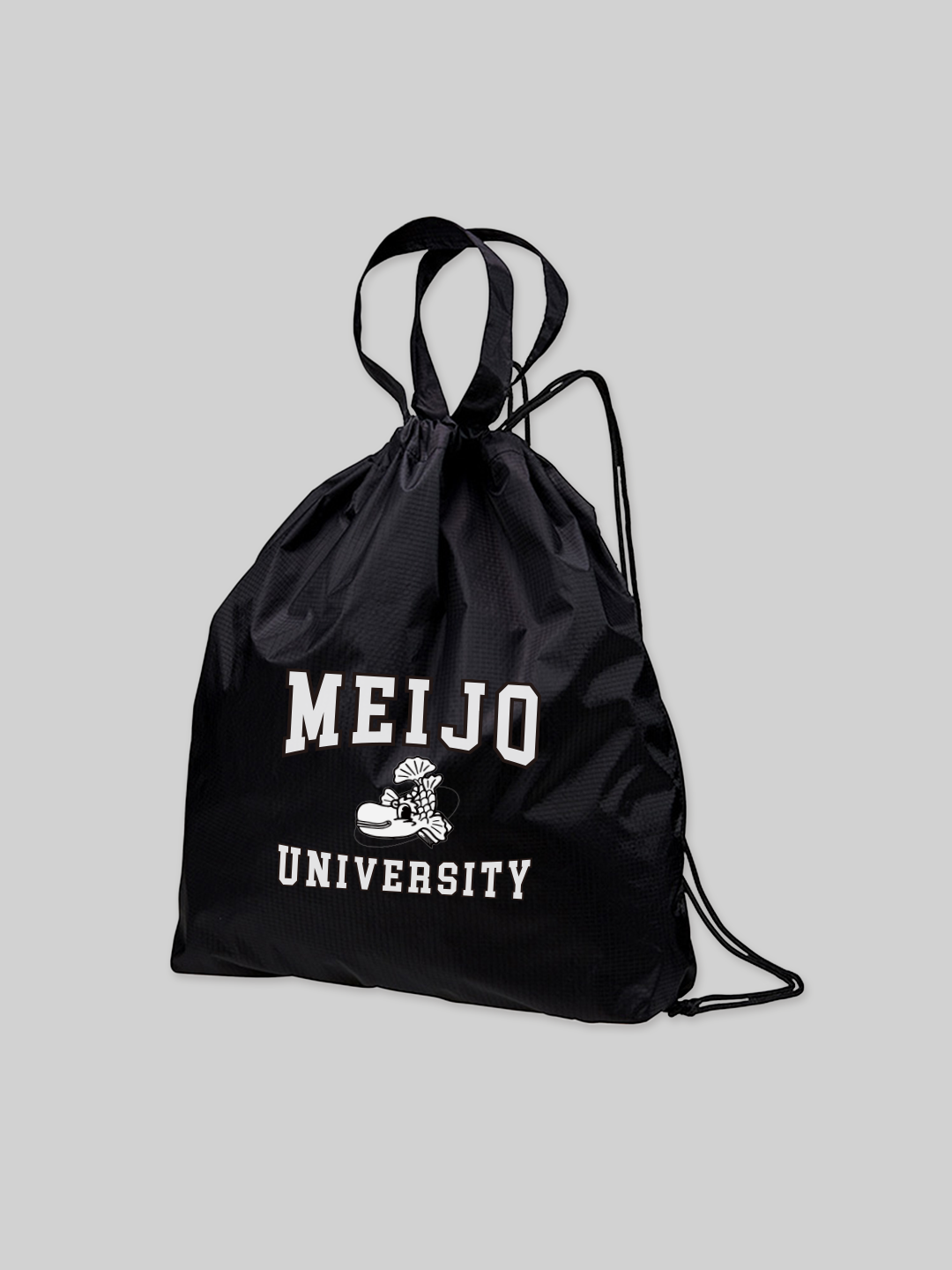 TAMAGAWA Kids Nylon Gym Sack Cosmos Logo Navy