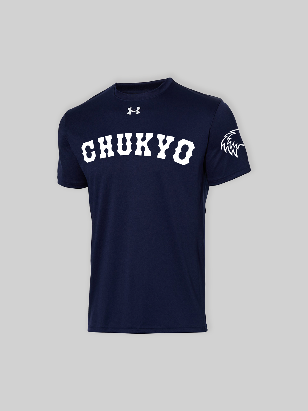 CHUKYO UNDER ARMOUR ショートスリーブTEE CHUKYOロゴ ネイビー